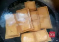 Illustration of how to make spicy dried tofu 2
