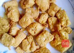 Illustration of making sweet and sour home-cooked tofu 3