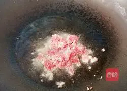 Illustration of how to stir-fry potato slices with minced meat in tomato sauce 3