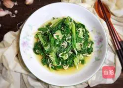 Illustration of how to make stir-fried cabbage with shrimps 10