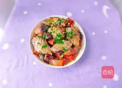 Illustration of Homemade Papaya, Shiitake Mushrooms and Hairtail 16