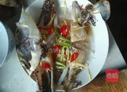 Illustration of how to make steamed blue crab vermicelli with garlic and sesame seeds 2