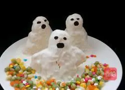 Illustration of how to make funny yogurt mashed potatoes 10