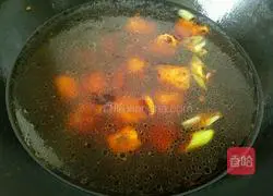 Illustration of how to cook pork ribs with colored peppers and potatoes 10