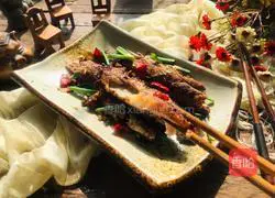 Illustration of how to make stir-fried fish 10