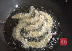 Illustration of Fried Anchovy Shrimp 7