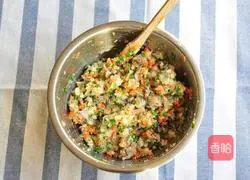 Cooking ~ Illustration of how to make fried and stuffed squid 2