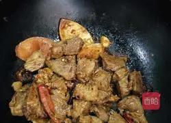 Illustration of radish stewed beef brisket 5