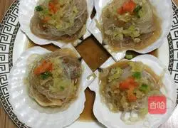 Illustration of how to make vermicelli scallops with scallion oil 8