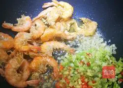 Illustration of Salt and Pepper Shrimp 4