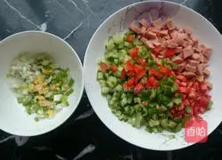 Illustration of how to make tomato sauce rice 2