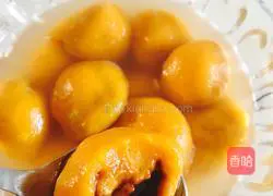 Pumpkin glutinous rice balls recipe 10