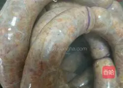 Illustration of homemade spicy sausage 12