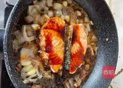 Illustration of how to make teriyaki salmon 8