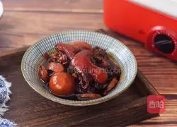 Illustration of how to make pig's feet and ginger 8