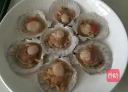 Illustration of how to make garlic vermicelli scallops 2