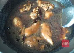 Soybean roast Illustration of how to make pig's trotters 15