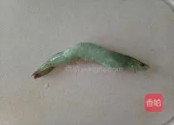 Steamed prawns Practice illustration 2