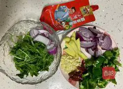 Illustration of how to make spicy fried clams 2