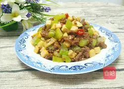 Illustration of how to make stir-fried Sanding 9