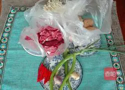 Illustration of how to make boiled beef slices 1