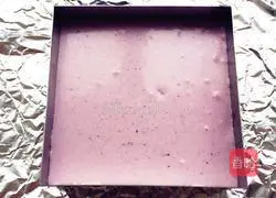 Illustration of how to make 8-inch blueberry mousse (square) 7