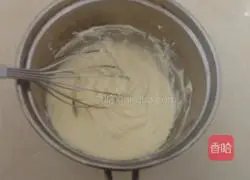 Illustration of how to make matcha jelly mousse 4