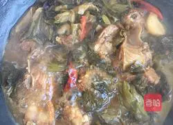 Illustration of how to make pickled cabbage and pork ribs 13