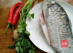 Illustration of Braised Crucian Carp 1