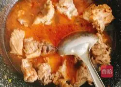 Illustration of how to cook pork ribs with corn, carrots and potatoes 5