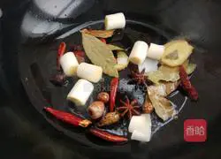 Illustration of braised lamb chops 6