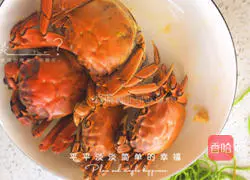 Illustration of how to steam river crabs 6