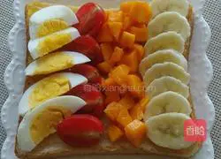 Toast Fruit Sandwich Recipe Illustration 7