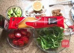 Illustration of how to make squid pasta 1