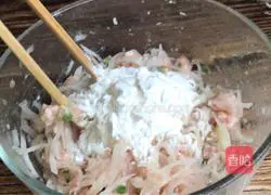 Steam Illustration of how to make radish meatballs 5