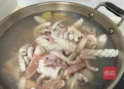Illustration of how to make fried squid 3