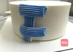 Illustration of how to make floret cream cake 6