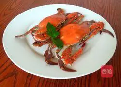 Illustration of how to steam swimming crab 5