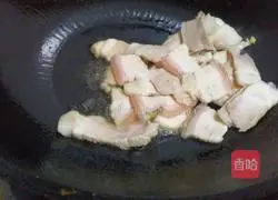 Non-spicy version of twice-cooked pork Illustration of how to do it 8