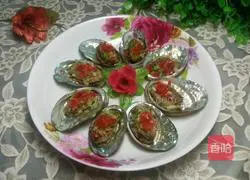 Illustration of how to make steamed abalone 10