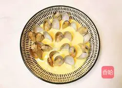 Illustration of how to make steamed clam eggs 14