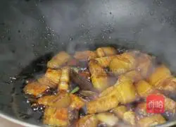 Pork belly stewed with yam Illustration of how to do it 8