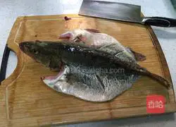 Illustration of steamed mandarin fish 2