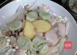 Illustration of how to make steamed abalone with garlic vermicelli 2