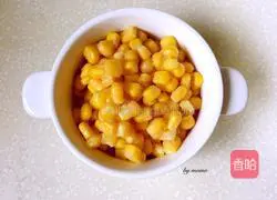 Illustration of how to make corn paste 1