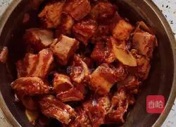 Illustration of grilled pork ribs 7