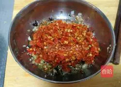 Illustration of authentic fish head with chopped pepper 10