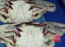 Illustration of how to make steamed crabs 1