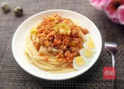Illustration of how to make tomato sauce pasta 10
