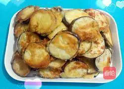 Illustration of how to make pan-fried eggplant slices 7